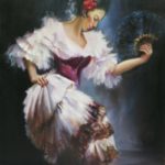 Spanish Dancer (28x40 in)